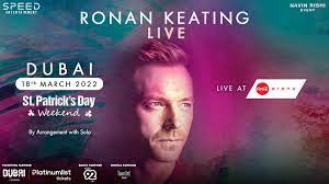 Irish superstar Ronan Keating live in Dubai